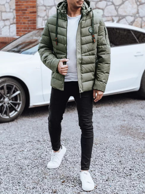 Vyriška žalia žieminė striukė Daley