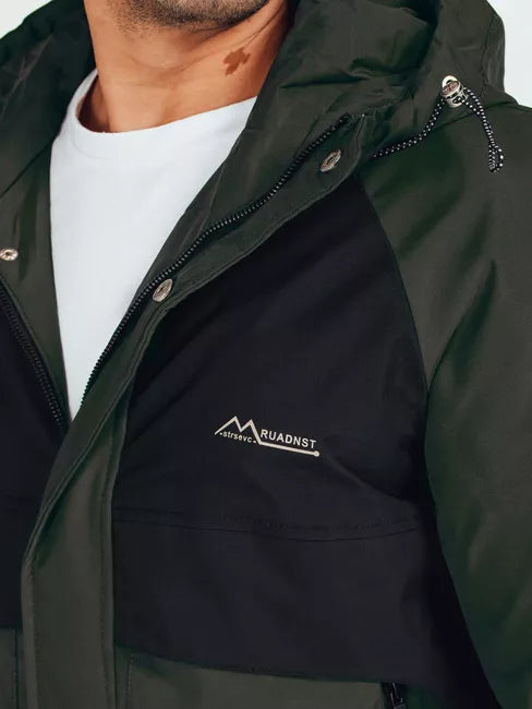 Vyriška juoda žieminė striukė Banket