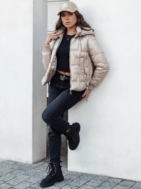 Moteriška rusva žieminė striukė Warm