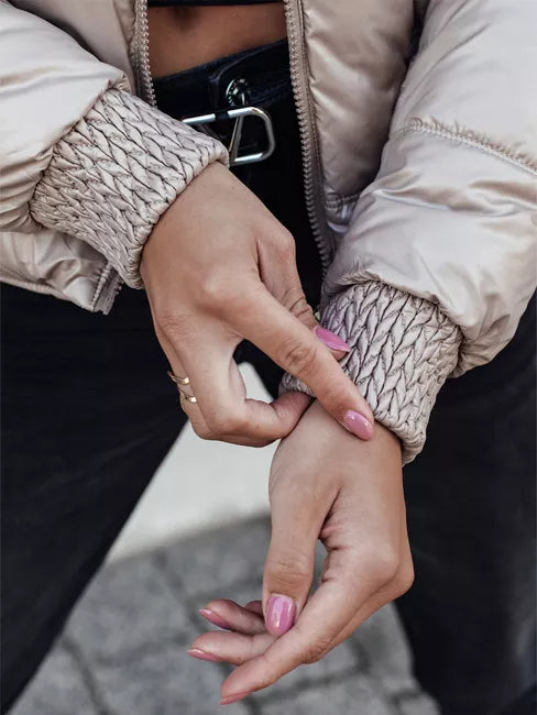 Moteriška rusva žieminė striukė Warm