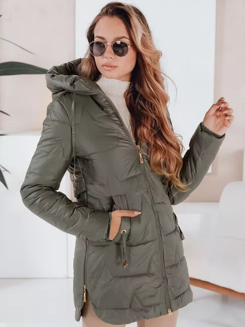 Moteriška žalia žieminė striukė Tango