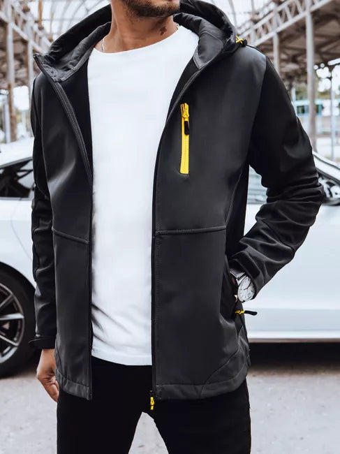 Vyriška tamsiai pilka striukė Walt