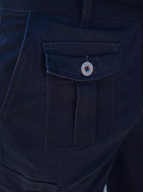 Vyriški tamsiai mėlynos spalvos šortai Gam