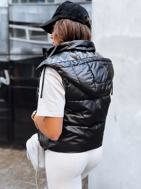 Juoda blizgi liemenė Osin