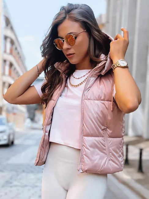 Rožinė blizgi liemenė Osin