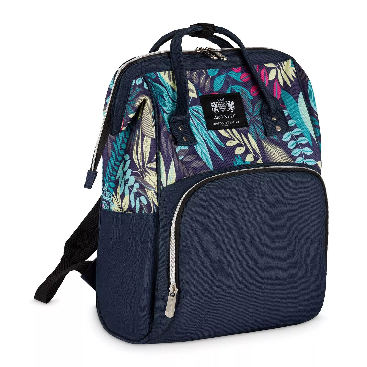 Mėlyna mamos kuprinė su rankenomis Uga