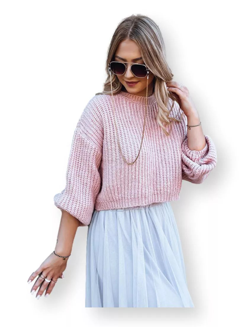 Rožinis megztinis Blis