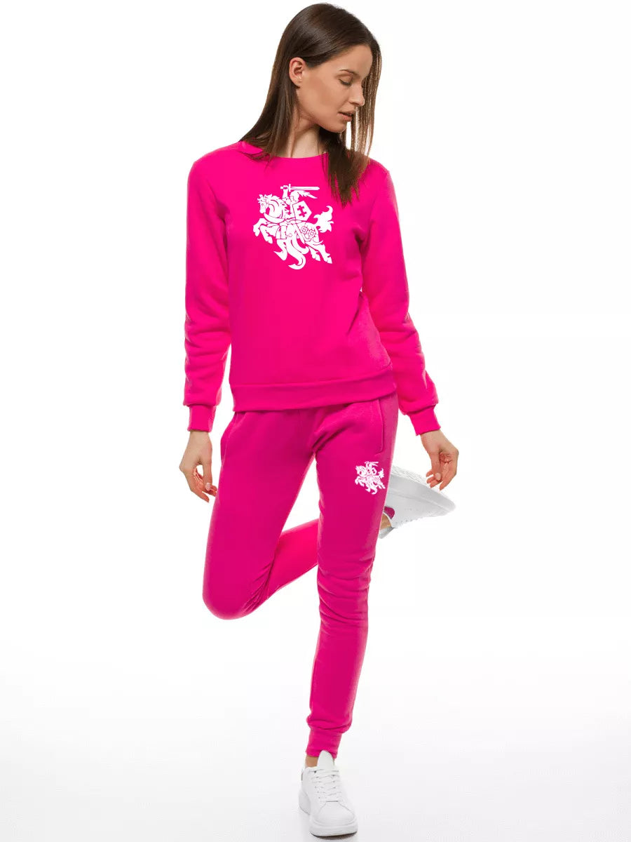 Rožinis moteriškas rinkinys be gobtuvo Vytis