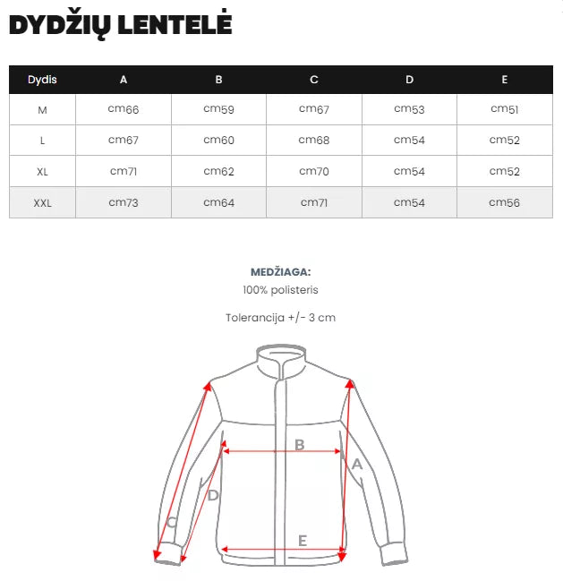 Vyriška dygsniuota raudona striukė Minti