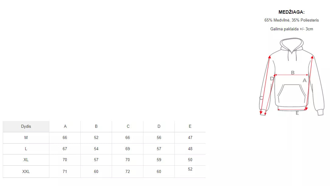 Raudonos spalvos džemperis Lore