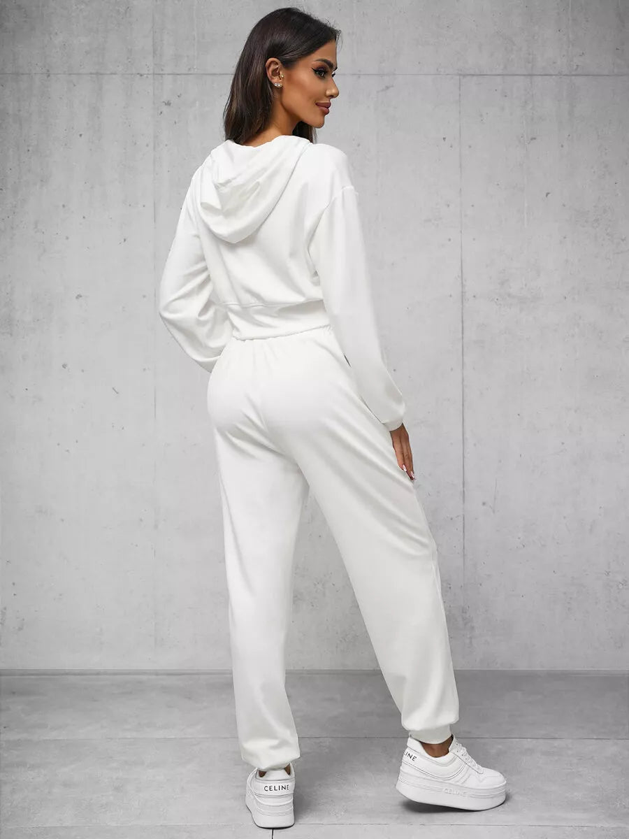 Moteriškas baltas laisvalaikio komplektas Tiny