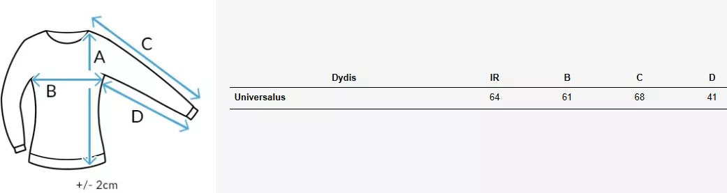 Moteriškas baltas megztinis su juodomis detalėmis Roal