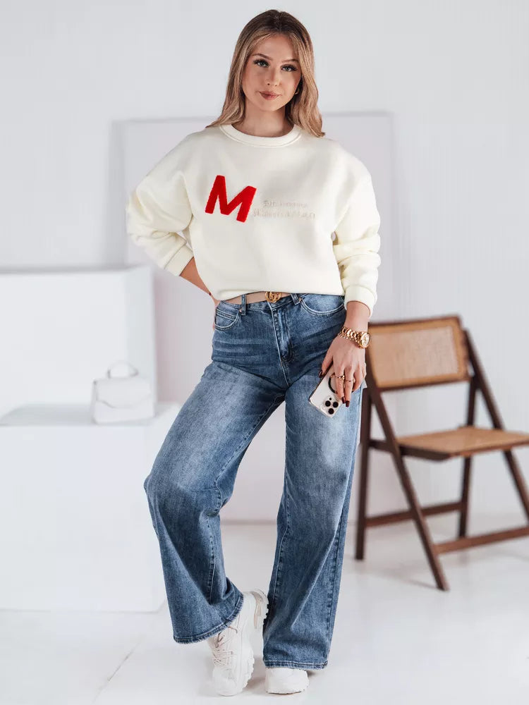 Moteriškas  baltas džemperis Aven