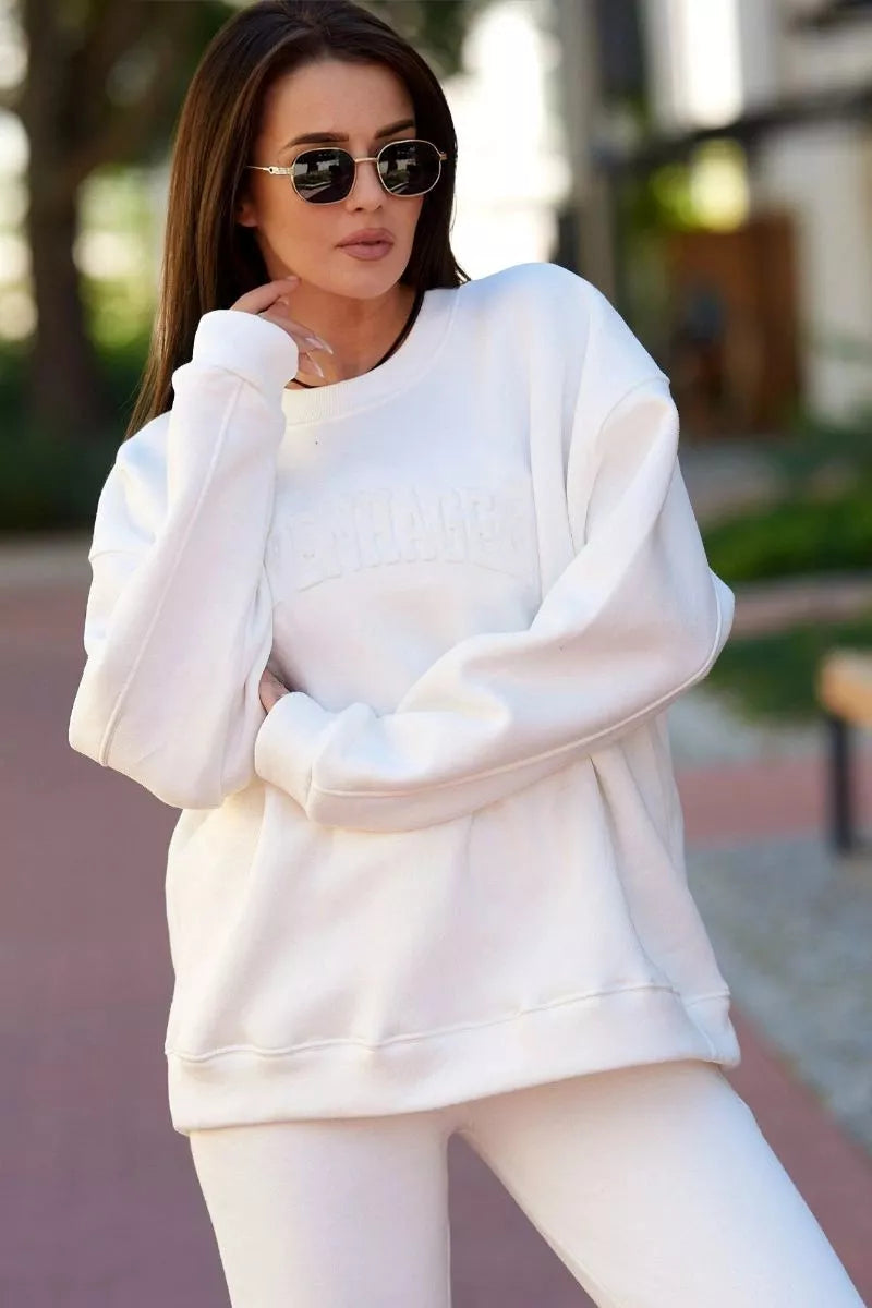 Moteriškas baltas komplektas Copenhagen