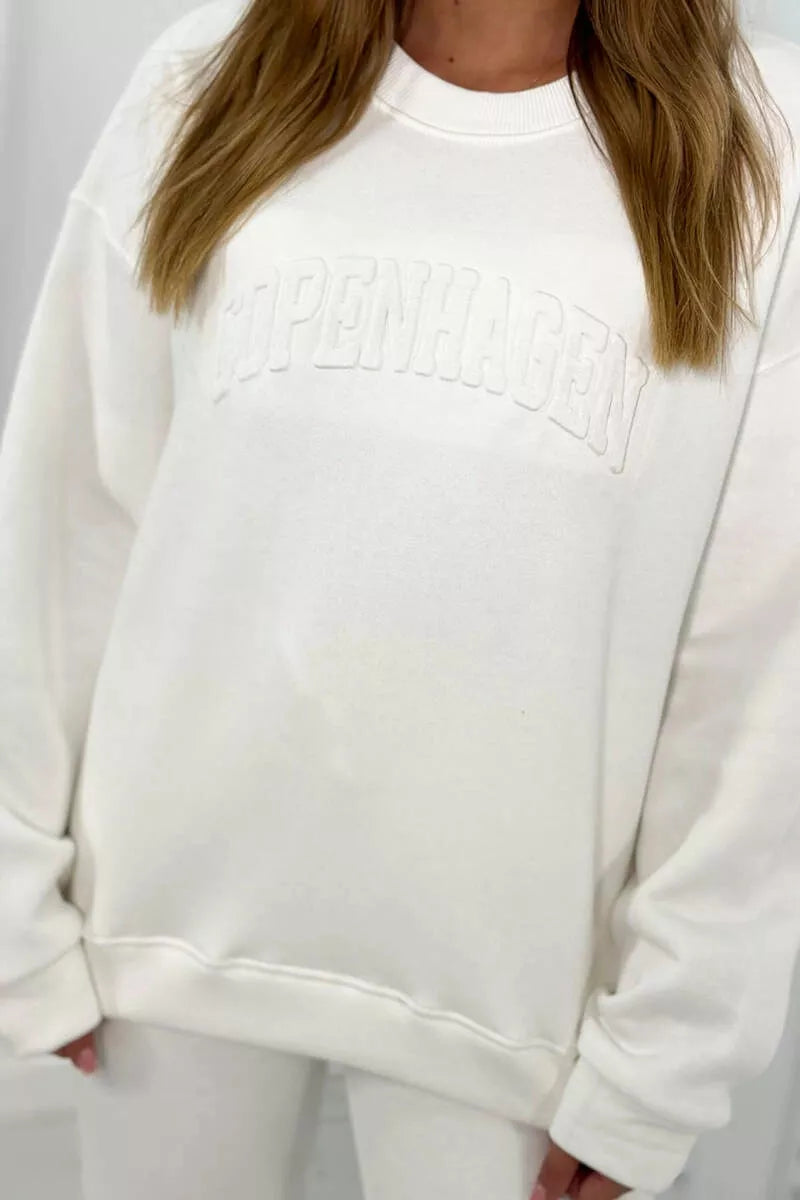 Moteriškas baltas komplektas Copenhagen