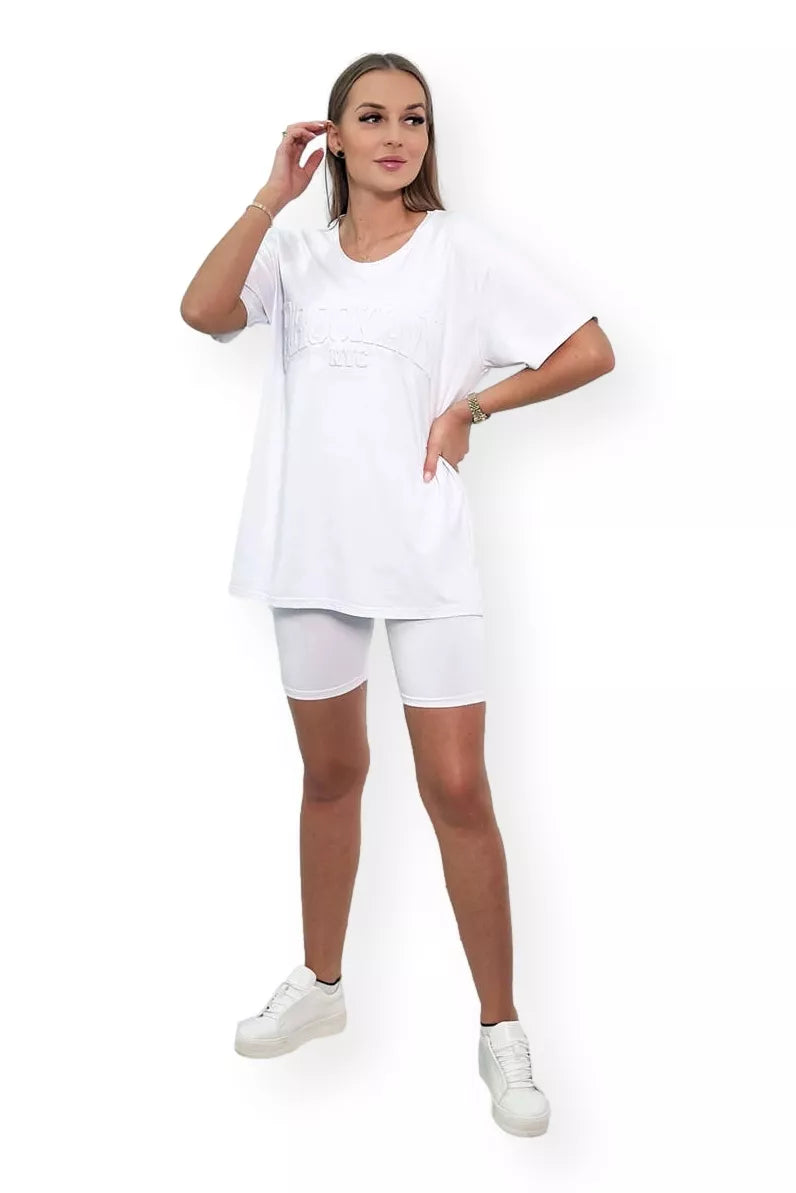 Moteriškas baltas komplektas Korina