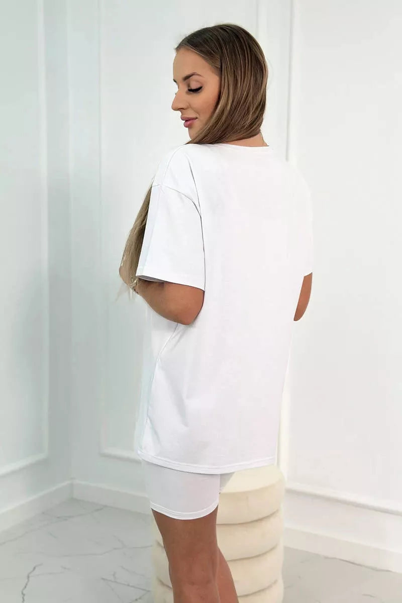 Moteriškas baltas komplektas Korina