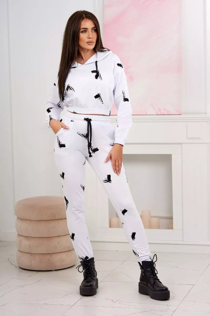 Moteriškas baltas komplektas Nervous