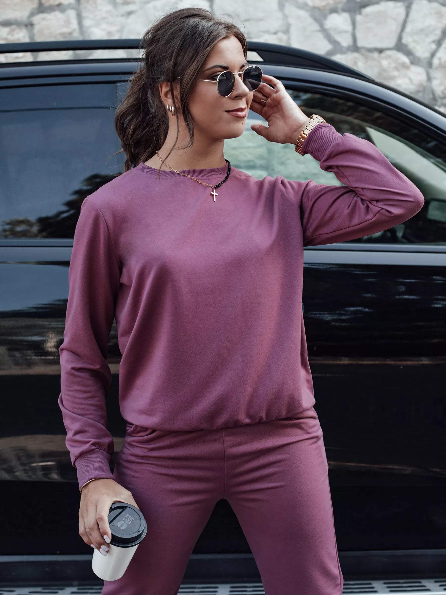 Moteriškas bordo komplektas Milin