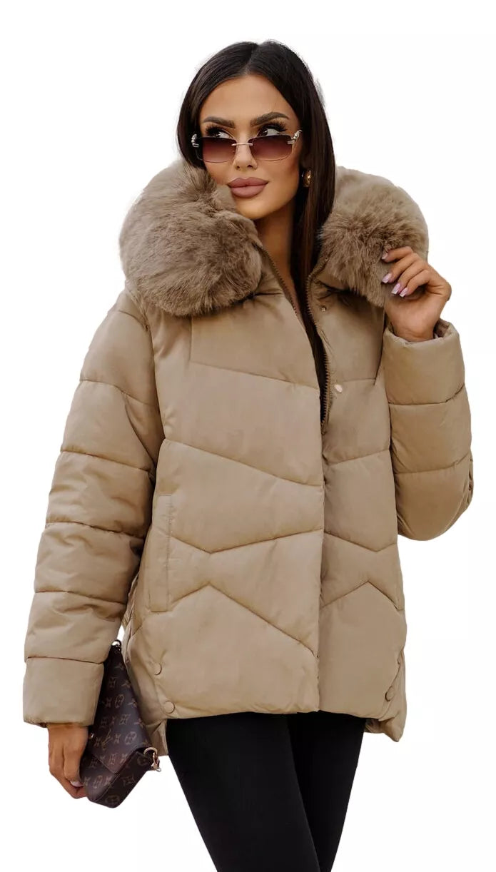 Ruda moteriška striukė Marind