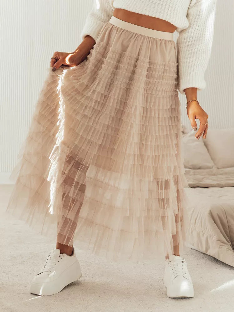 Moteriškas rusvas sijonas Pastella