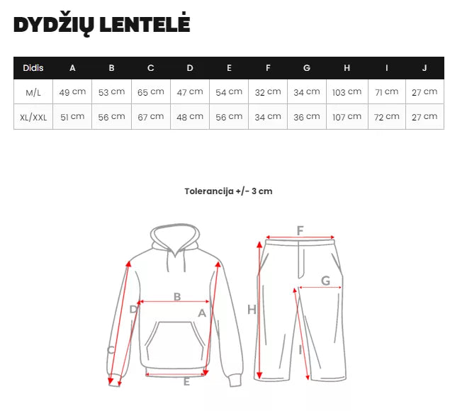 Moteriškas rusvas laisvalaikio komplektas Humer