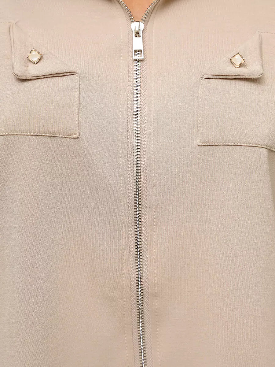 Moteriškas rusvas laisvalaikio komplektas Humer