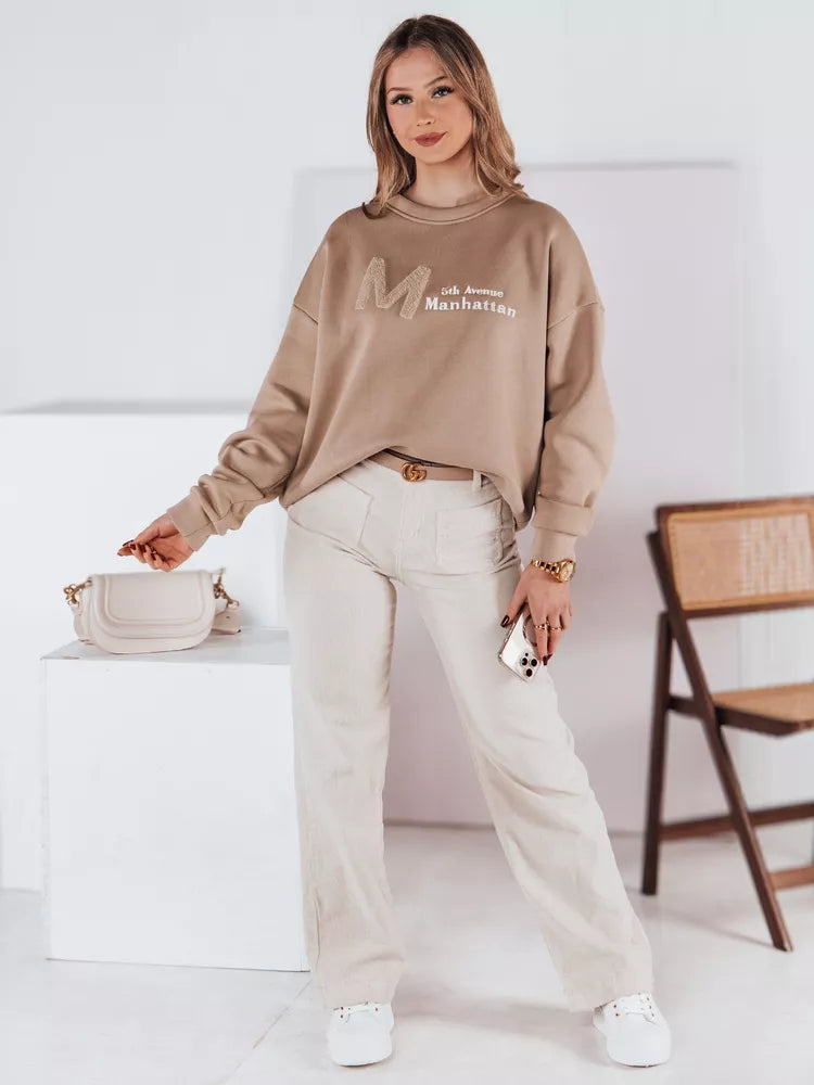 Moteriškas rudas džemperis Aven