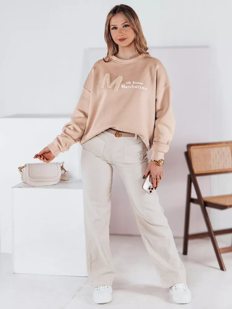 Moteriškas rusvas džemperis Aven