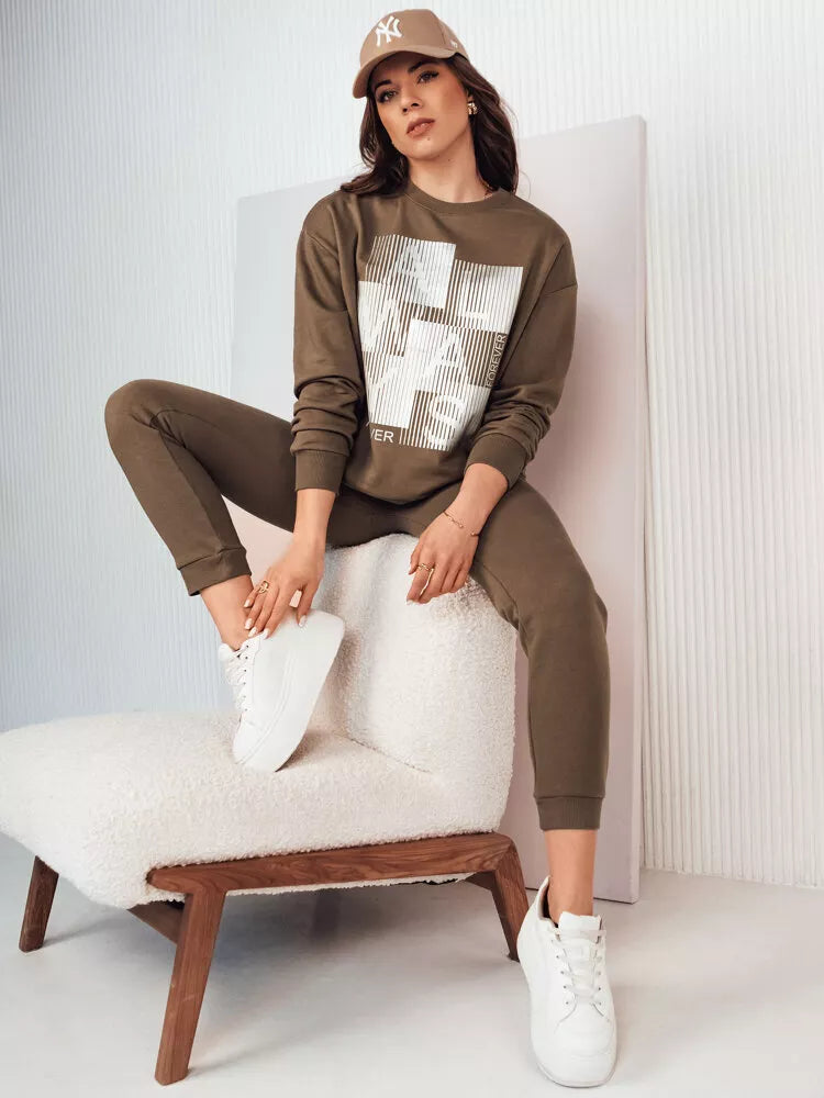 Moteriškas rudas džemperis Femme