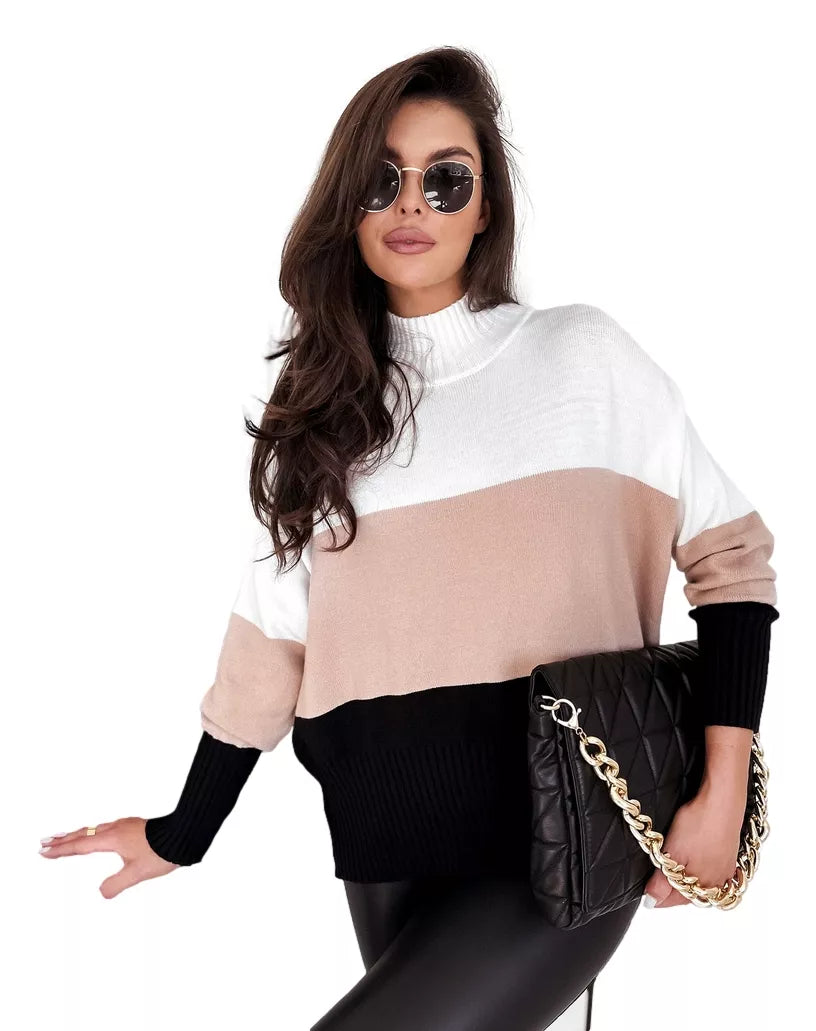 Moteriškas rusvas megztinis Serin