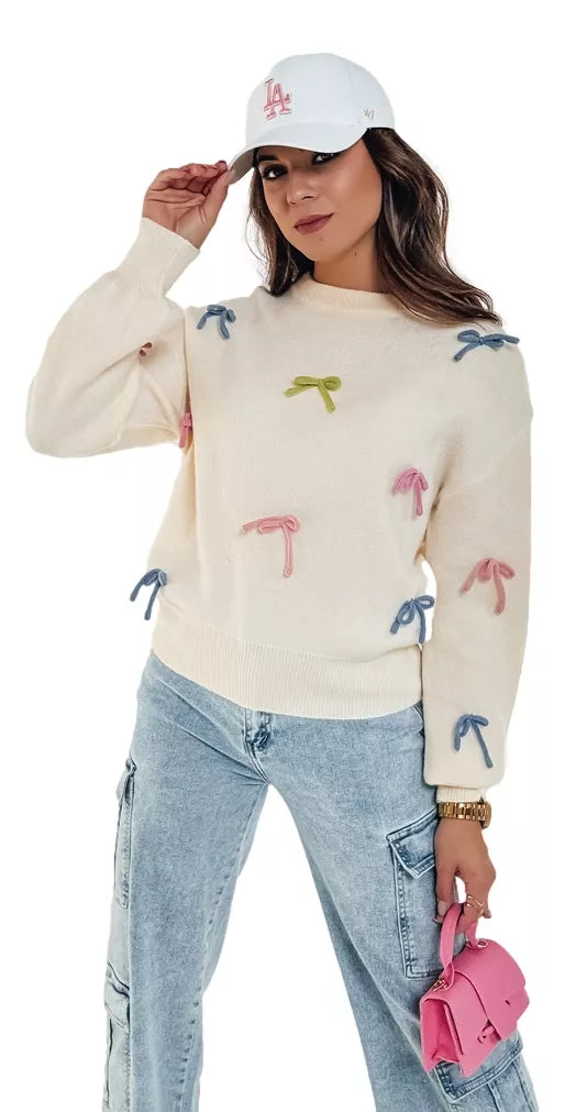 Moteriškas rusvas megztinis Tula