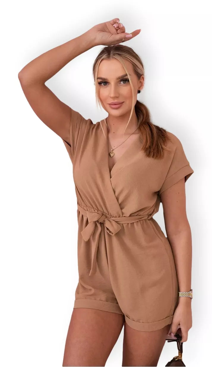 Moteriškas rudas kombinezonas Nicolette