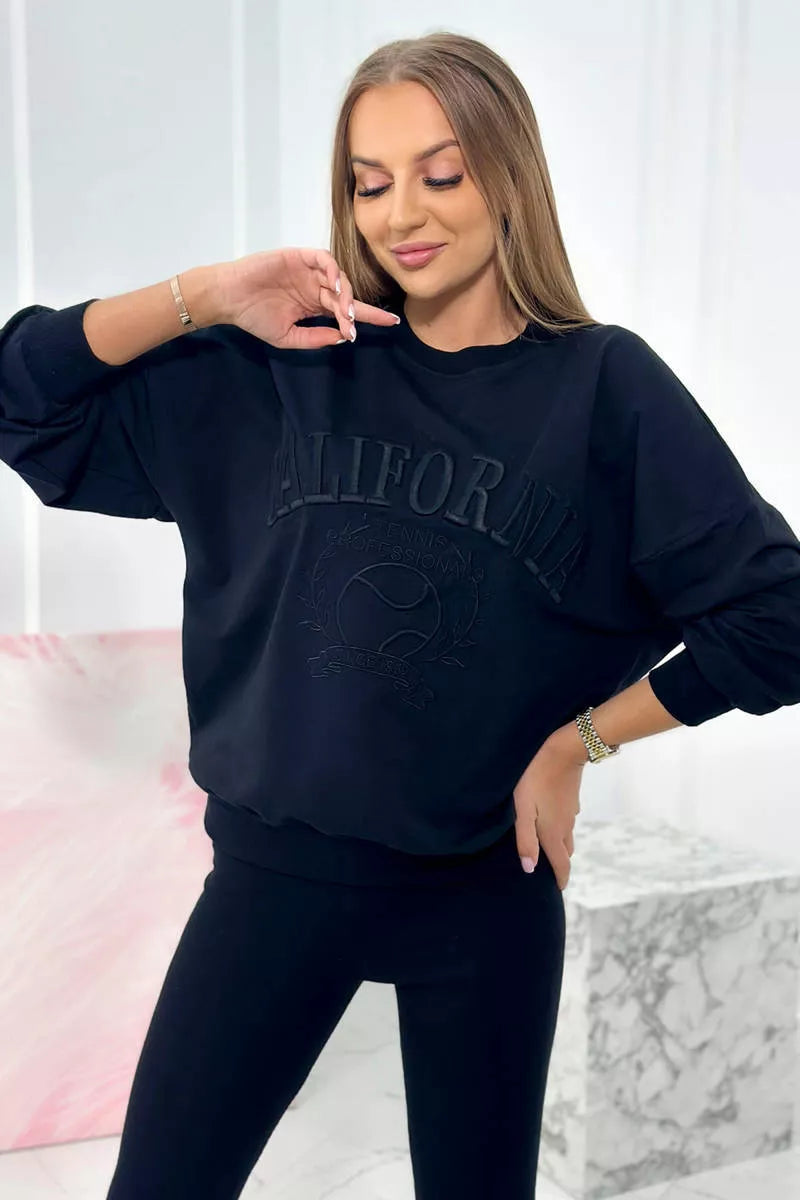 Moteriškas juodas komplektas California