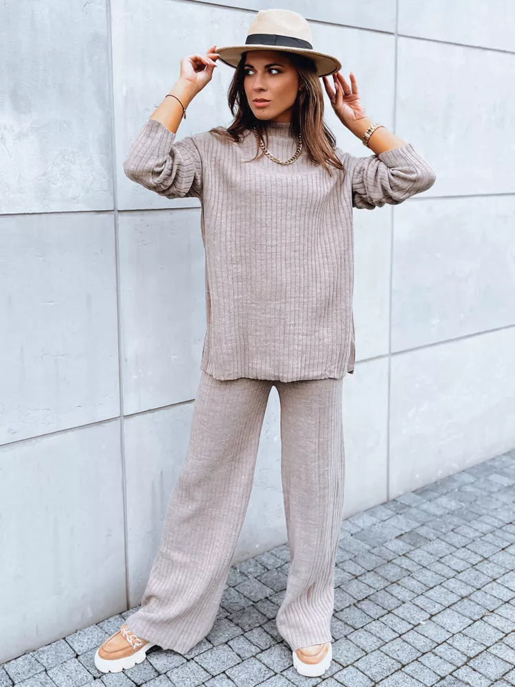 Moteriškas rudas komplektas Giny