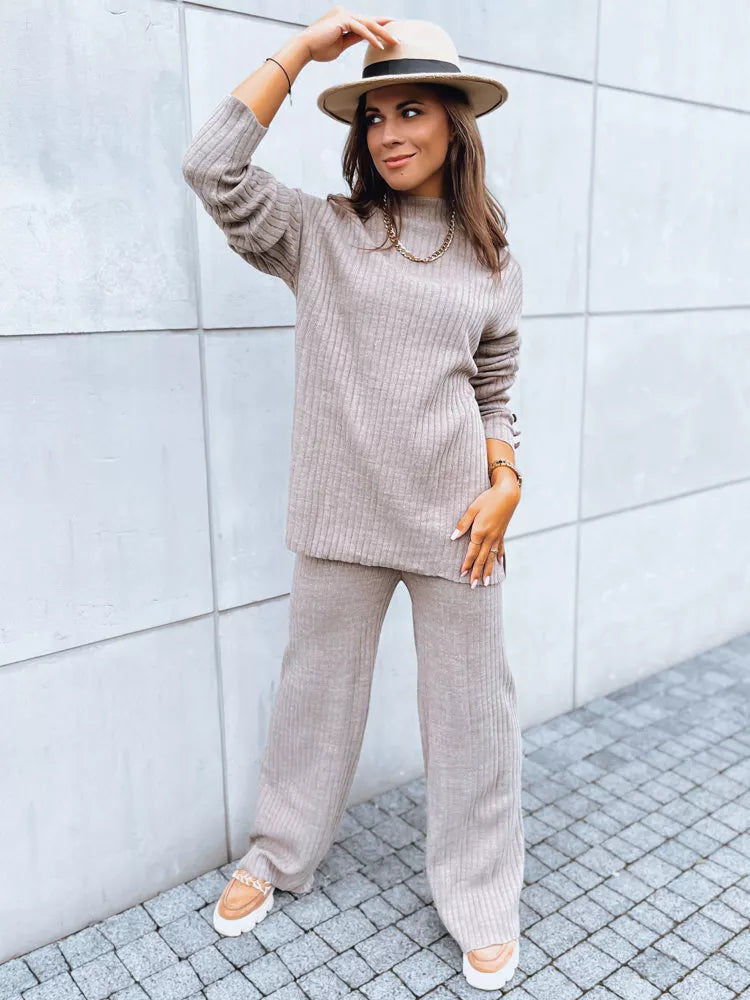 Moteriškas rudas komplektas Giny