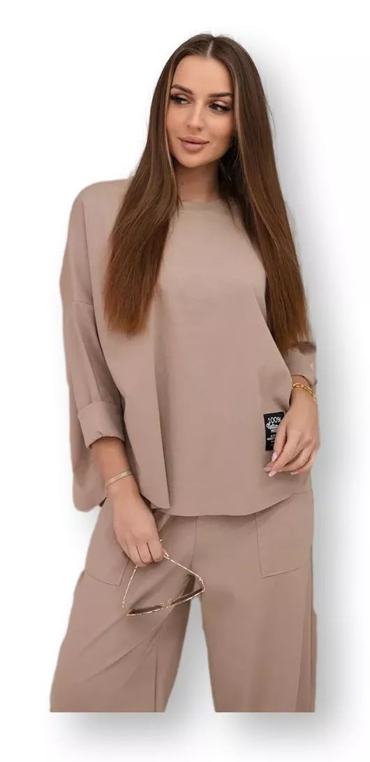 Moteriškas rudas komplektas Soren