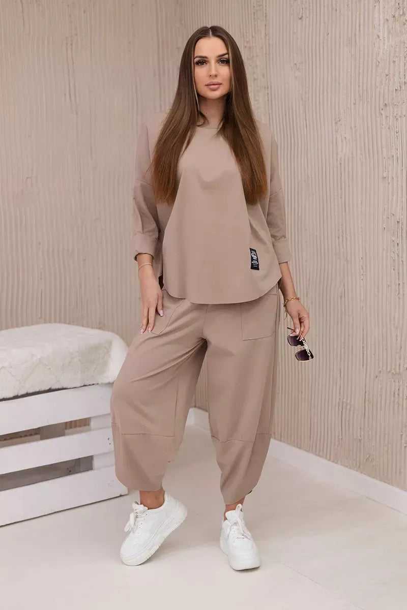 Moteriškas rudas komplektas Soren