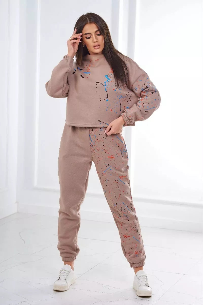 Moteriškas rudas komplektas Splash