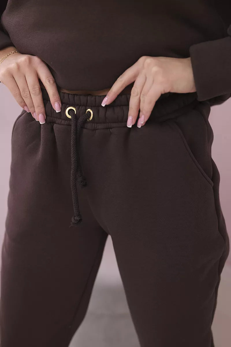 Moteriškas  rudas komplektas Vivi