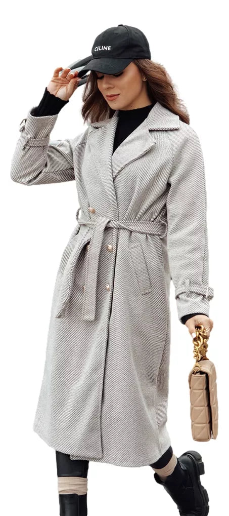 Moteriška rusvos spalvos paltas Cameli