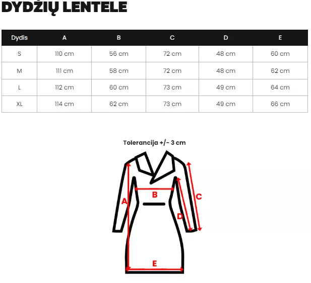 Moteriškas baltos spalvos paltas Izabel