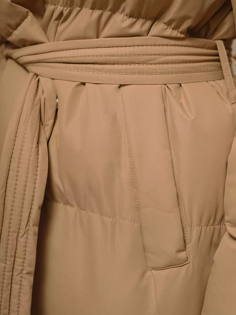 Moteriškas rudas paltas Korper