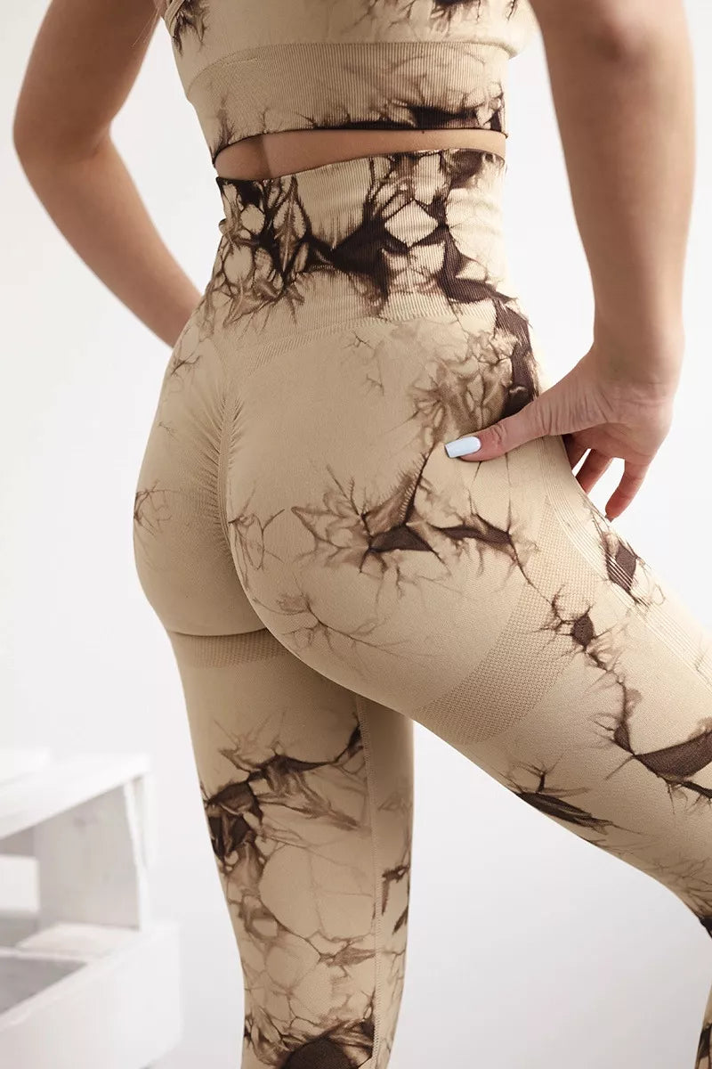 Moteriškas rudas komplektas Push Up