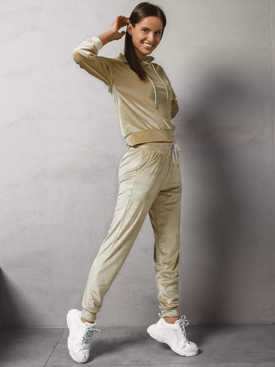 Rusvas moteriškas sportinis komplektas Gabi