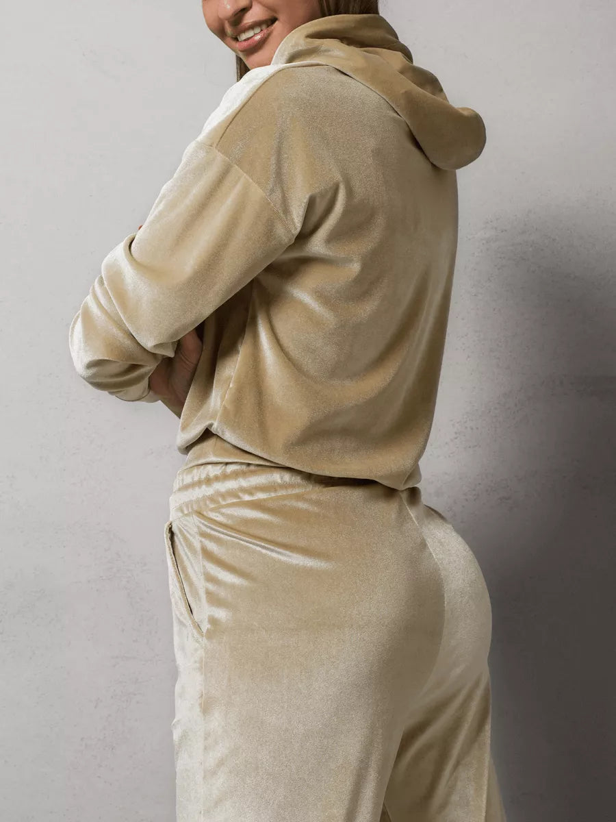 Rusvas moteriškas sportinis komplektas Gabi