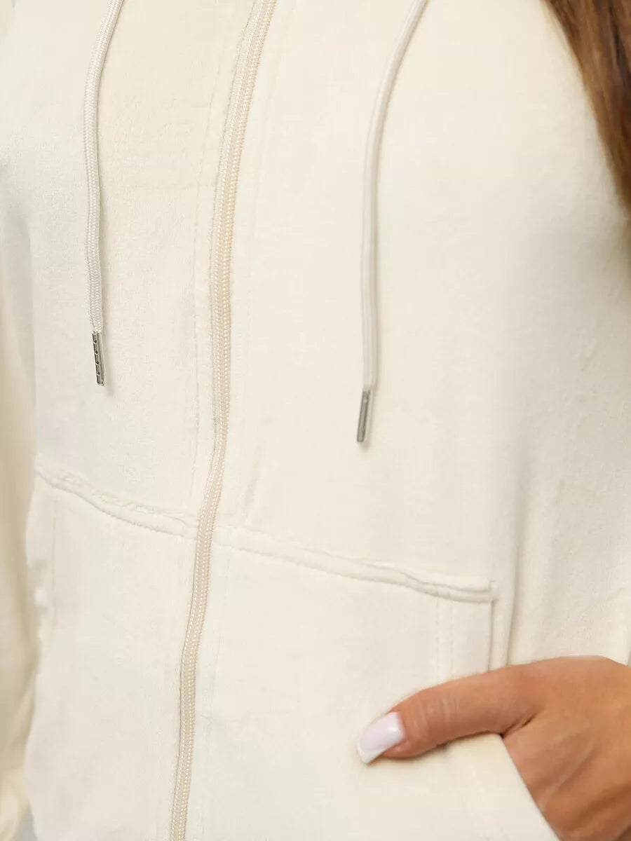 Moteriškas rusvas veliūrinis komplektas Softi