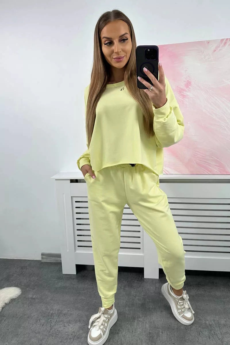 Moteriškas geltonas komplektas Evoli