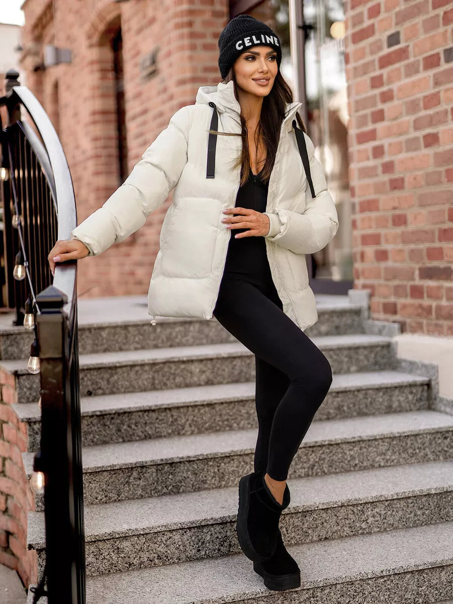 Moteriška rusvos spalvos striukė Emerit