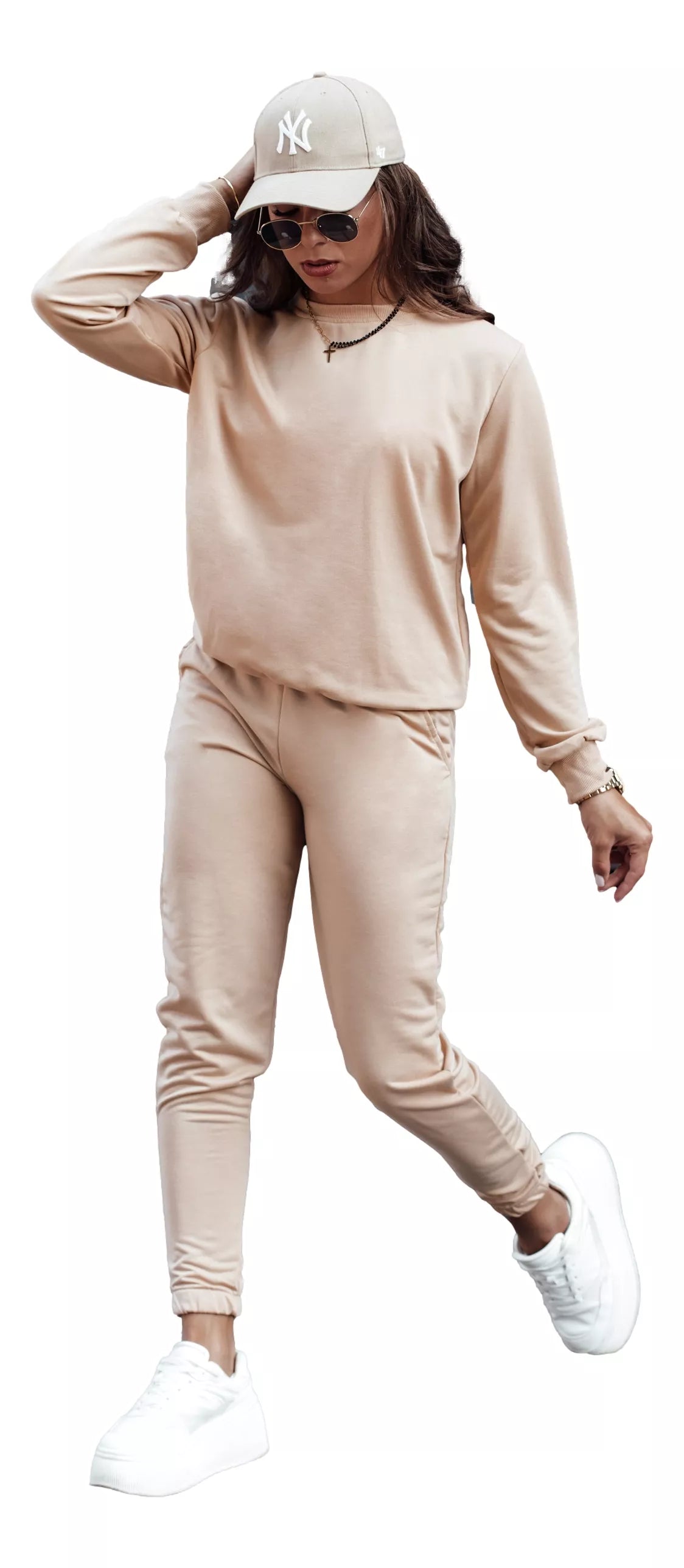 Moteriškas šviesiai rudas komplektas Milin